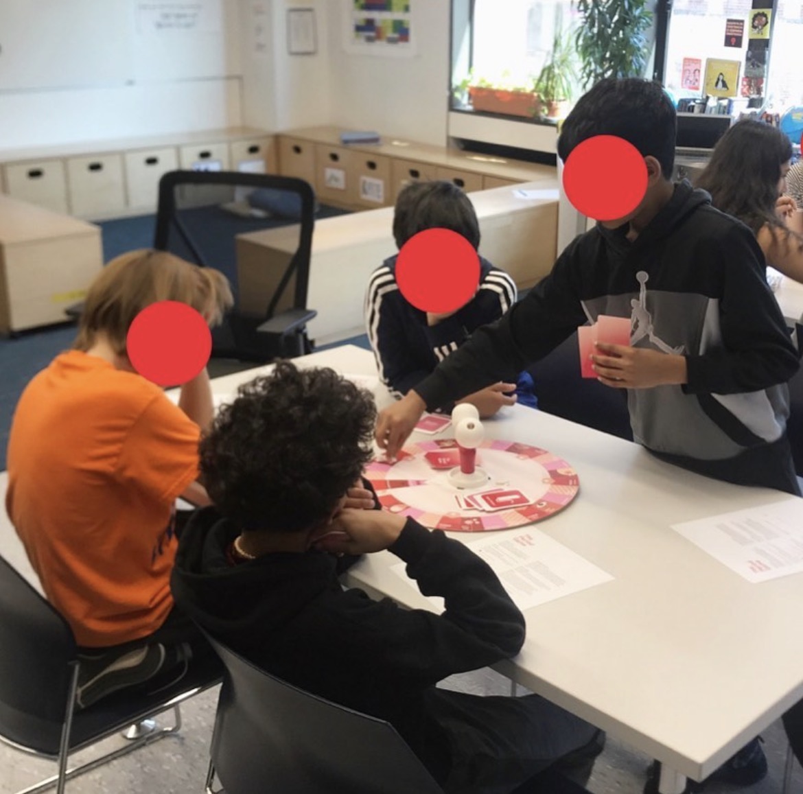 Classroom students playing